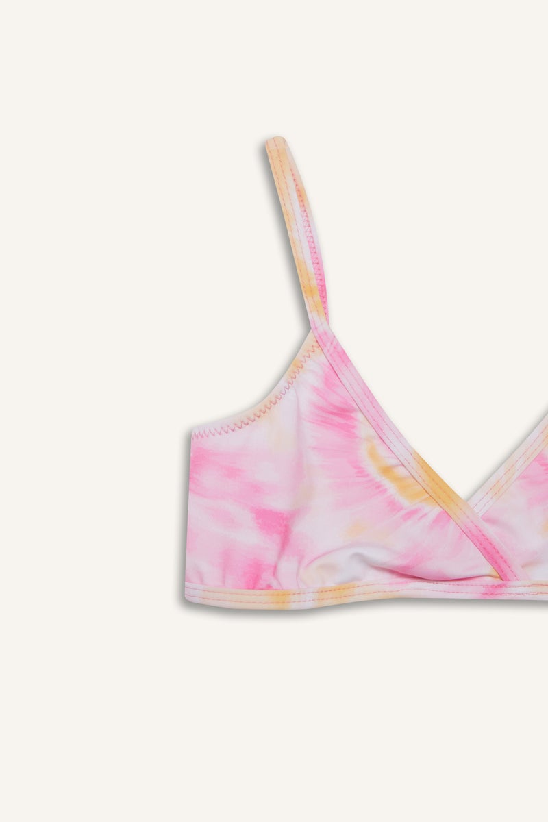 DeFacto Pink Girl Girl Batik Patterned Bikini Set Casual - Image 4