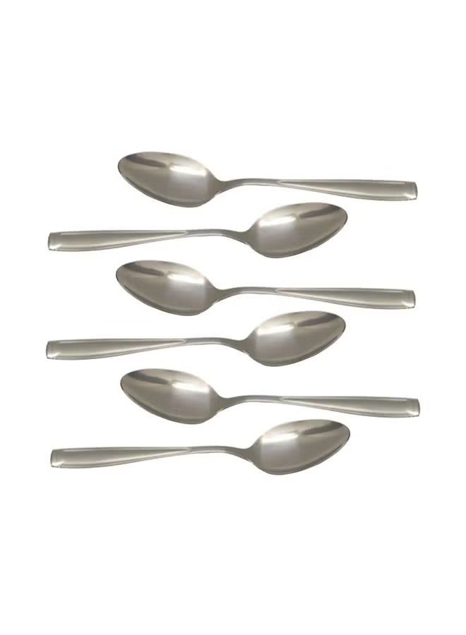 DELCASA 6-Piece Dessert Spoon Silver  - Image 1