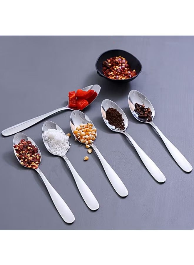 DELCASA 6-Piece Dessert Spoon Silver  - Image 4