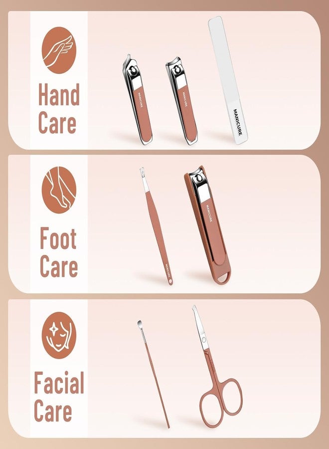 KRUPAVI 8 in 1 Nail Clipper Set Professional Manicure & Pedicure Kit, Nail Cutters for Men Suitable for Both Fingernails and Toenails with Luxurious Travel Case, Nail Care kit for Women Men - Image 3