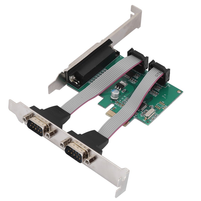 بطاقة PCI-E لـ 2 منافذ تسلسلية و بطاقة منفذ موازي واحد - بطاقة توسيع PCI سطح المكتب و بطاقة محول منفذ LPT - Image 5