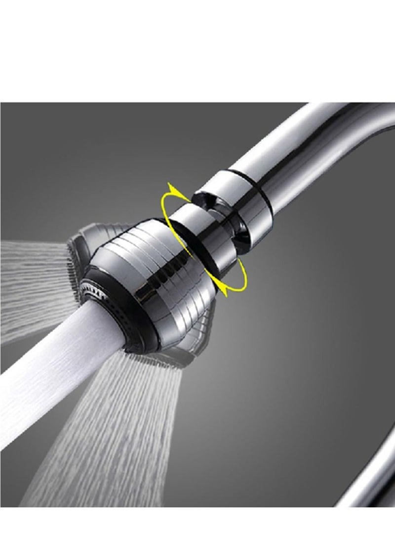 SYOSI - Tap Adapter for Kitchen Sink, 360° Swivel Kitchen Tap Spray Head for 21.5mm and 24mm Faucet, Dual Mode Faucet Tap Aerator Equipped with Irregular Adapter for 16mm and 22mm - Image 1