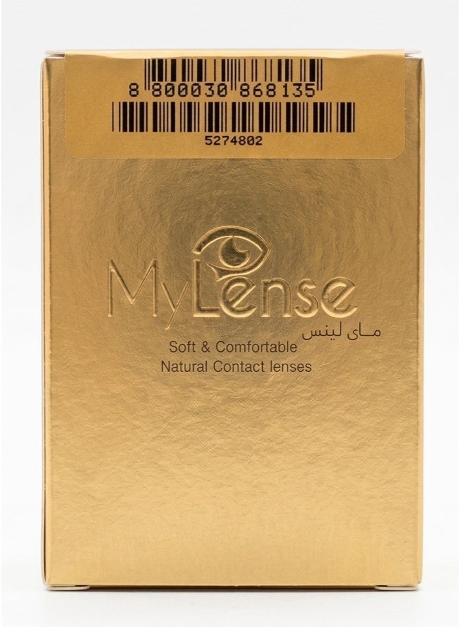 MyLense MyLens , Monthly Disposable Colored Contact Lenses, Color Oro Ice - Image 2