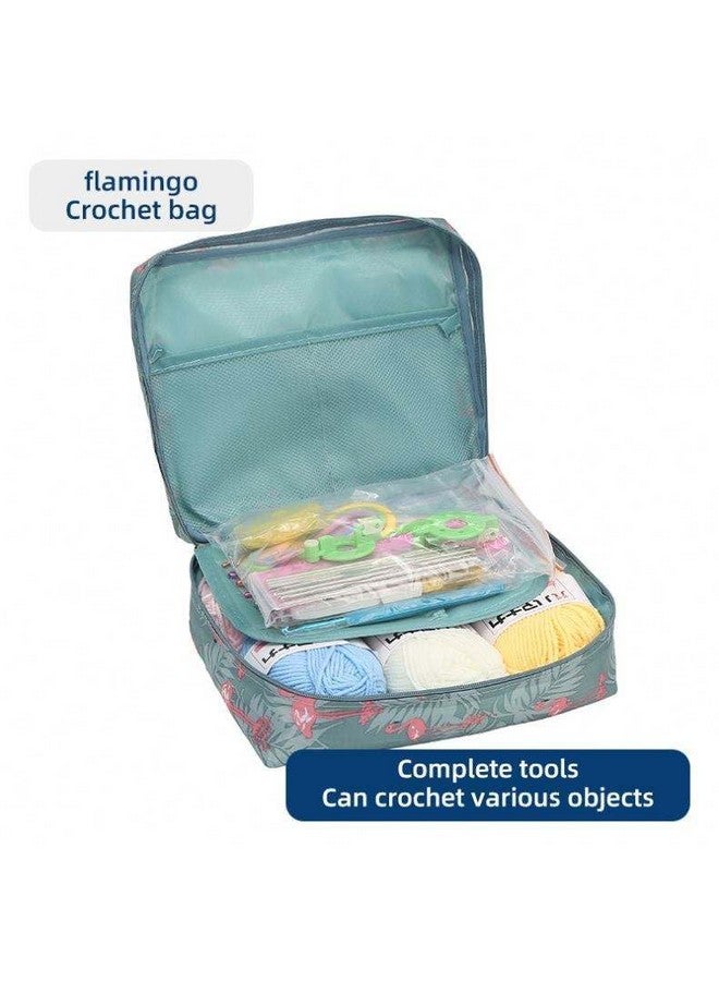 Tusmad Crochet Needle Kit 107 Pcs Crochet Crochet Starter Kit for Beginners, Ergonomic, Crochet Hooks Travel Bag, Crochet Kit for Beginners Adults or Kids Tools & Accessories (107Pcs -SWAN Bag) - Image 3