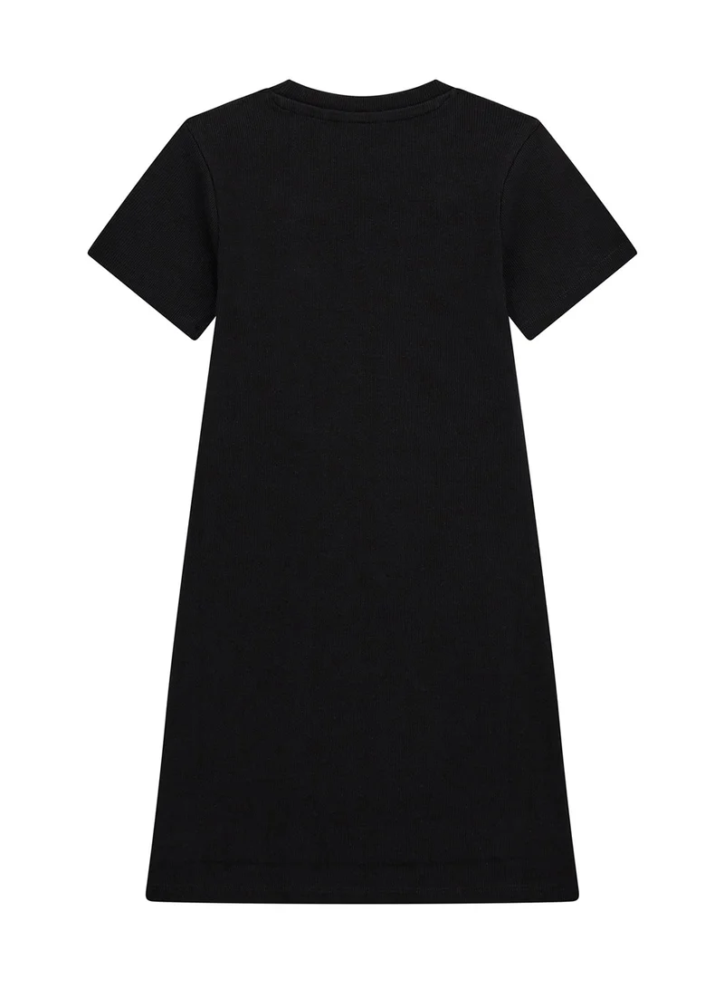 جس Kids Short Sleeve Midi Dress