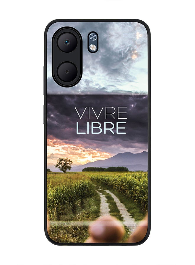 Stylizedd For Oppo A5x 5G / A5x 4G Case,Slim fit Camera Protection, Shockproof Thin Phone cover  - Vivre Libre