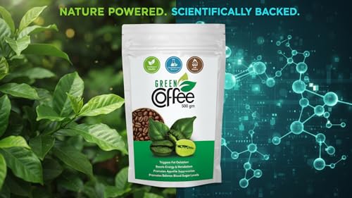 Vokin Biotech Organic Green Coffee Beans Unroasted Arabica Coffee Supports Weight Loss Management (500 Gram)-pack of1 - Image 4