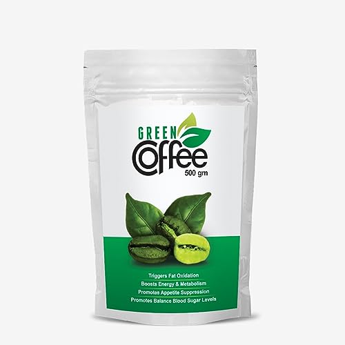 Vokin Biotech Organic Green Coffee Beans Unroasted Arabica Coffee Supports Weight Loss Management (500 Gram)-pack of1 - Image 1