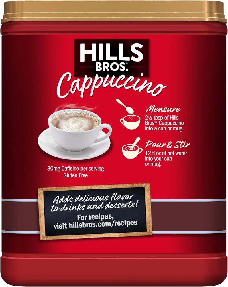 Hills Bros خليط كابتشينو دبل موكا خالي من السكر من هيلز بروس - Image 4