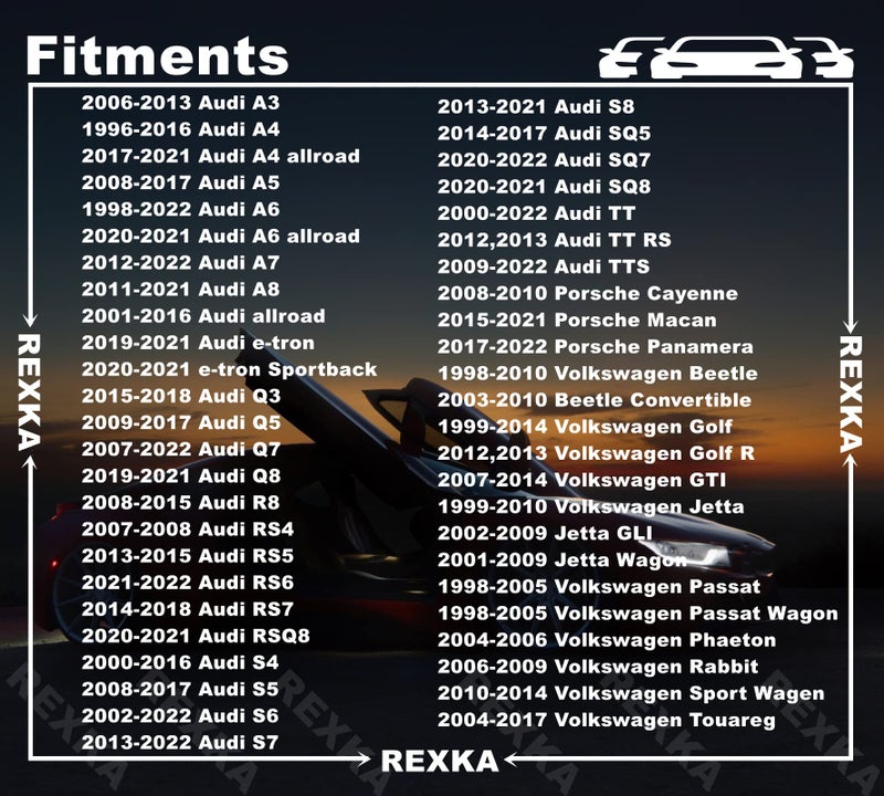 Rexka 30pcs M5-2.12 x 19mm T25 Torx Fender Liner Splash Guard Under Cover License Bracket Truss Head Tapping Screw Bolt Compatible with VW Audi Porsche N90892001 N90775001 - Image 3