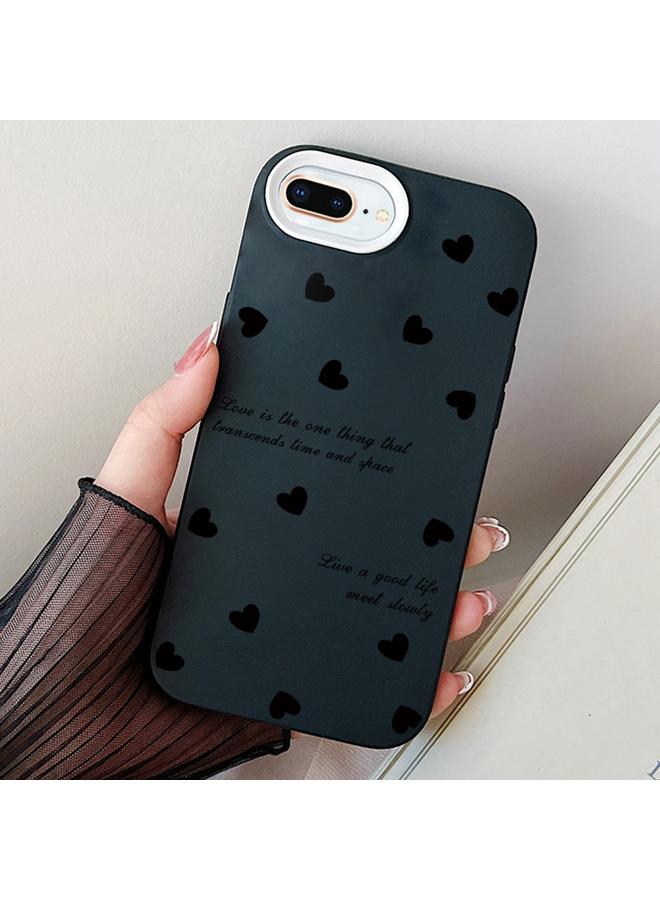 إيروريكس جراب لهاتف iPhone 7 Plus / 8 Plus Love Hearts PC Hybrid TPU - Image 1