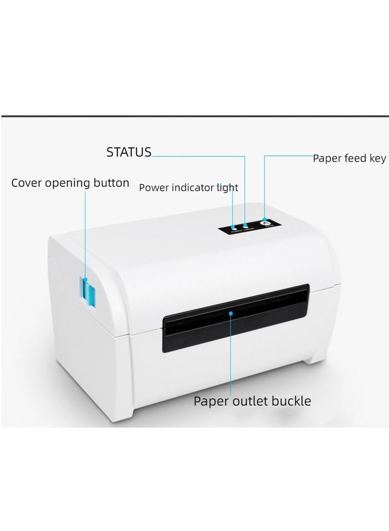 Thermal barcode label printer white  - Image 4