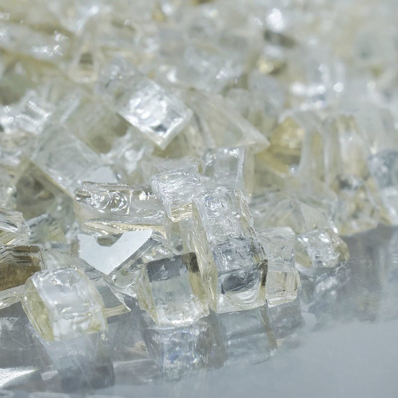 RH Resin Stones Mirror Crushes Platinum for Resin Art Clock Art GEODE Resin Work Arts and Crafts 200 Grams MCP200 - Image 1