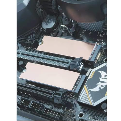Easycargo Laptop M.2 Heatsink Kit, Copper m.2 Heat Sink + Thermal pad 1mm 0.5mm for Cooling Laptop M.2 2280 SSD (4-Pack) - Image 4