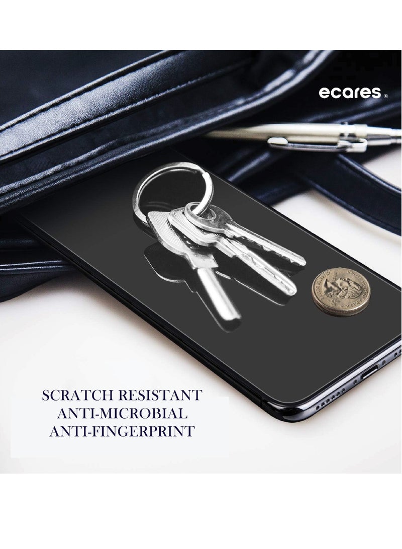 إيكاريس إي كيرز® واقي شاشة iPhone 14 Pro Max، شفاف عالي الدقة، زجاج مقسى 9H، حماية من الدرجة العسكرية، مقاوم للخدش، مضاد لبصمات الأصابع، تغطية كاملة، مضاد للاصفرار، خالي من الفقاعات، (حزمة-2) - Image 4