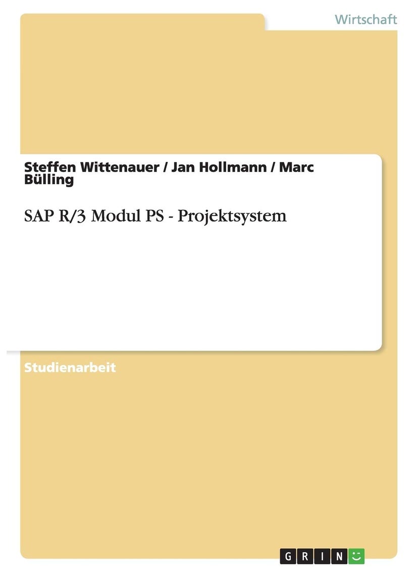 SAP R/3 Modul PS - Projektsystem 