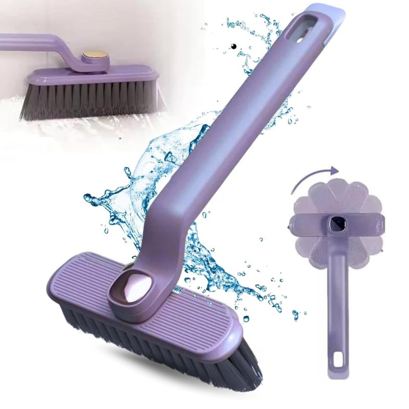 Dec Kitchenpro Multi-Function Bathroom Plastic Cleaning Brush, Tiles Cleaning Brush, Gap Cleaning Brushes for Bathroom, Floor Cleaner Brush (Multicolor) - Image 1