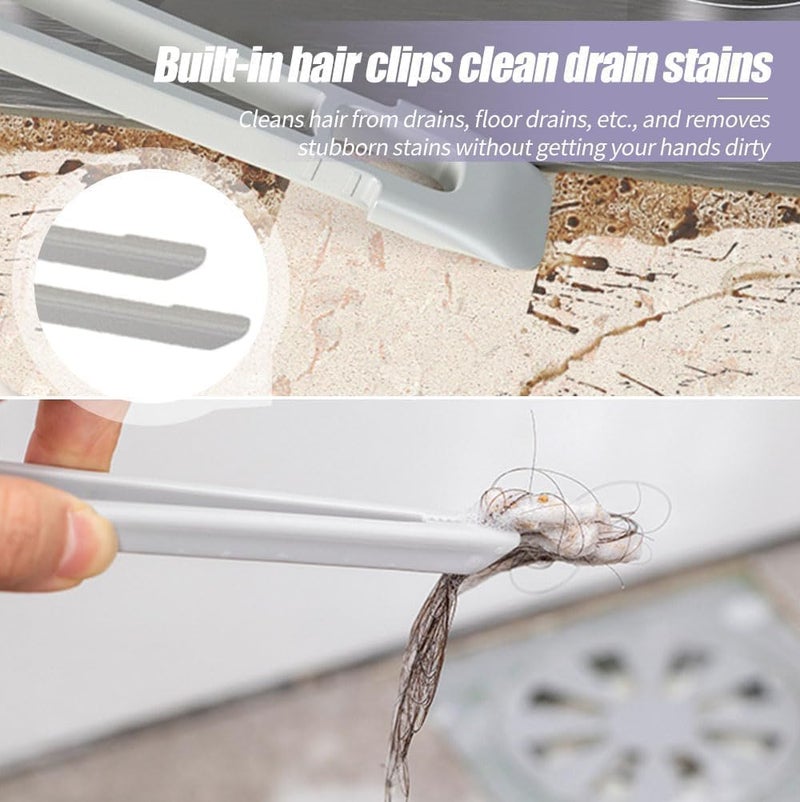Dec Kitchenpro Multi-Function Bathroom Plastic Cleaning Brush, Tiles Cleaning Brush, Gap Cleaning Brushes for Bathroom, Floor Cleaner Brush (Multicolor) - Image 4