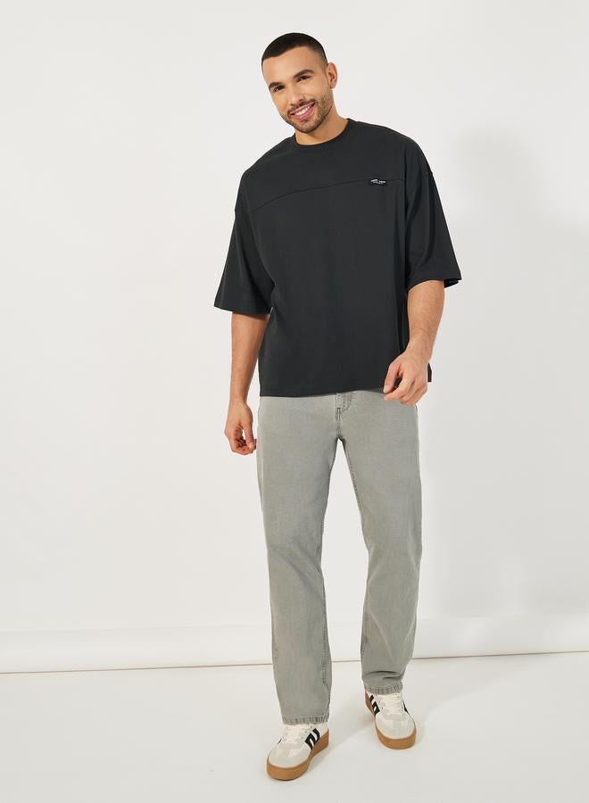 Styli Styli Boxy Fit Insert Label T-Shirt  - Image 2