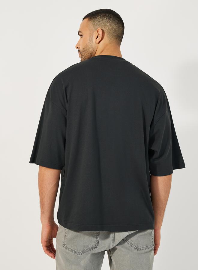 Styli Styli Boxy Fit Insert Label T-Shirt  - Image 4