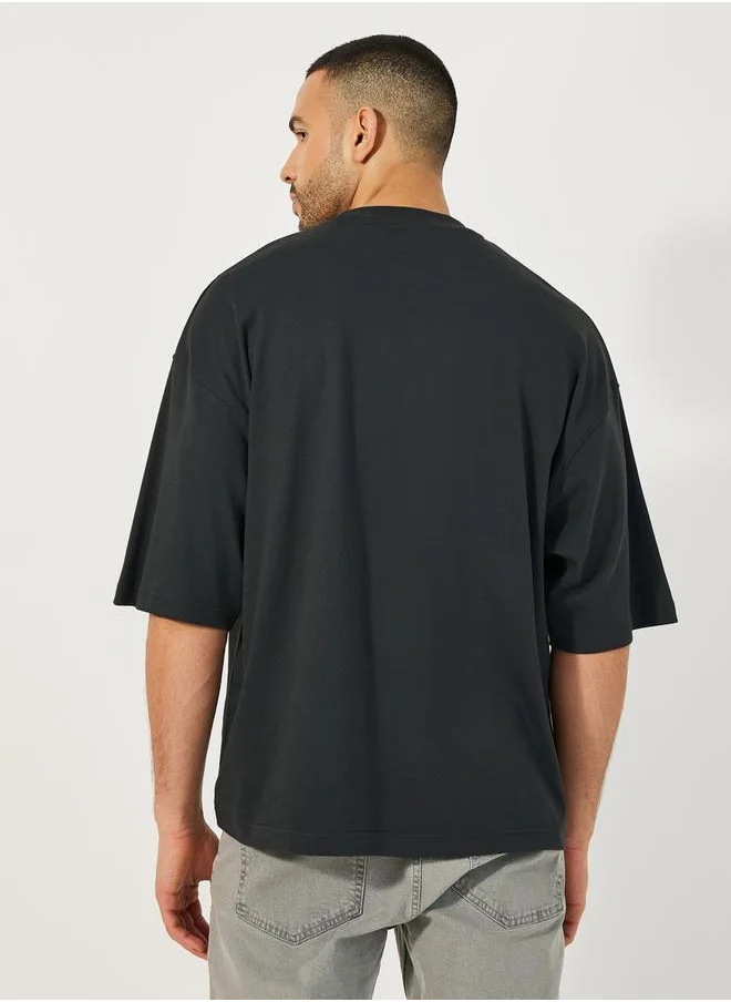 Styli Boxy Fit Insert Label T-Shirt