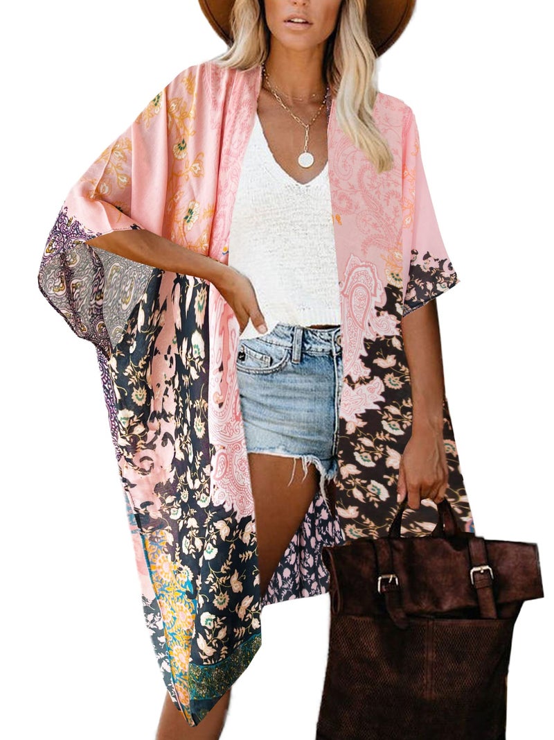 Breezy Lane Kimonos for Women Swimsuit Coverup Beach Cover Up for Swimwear Summer Kimono Cardigans Vacation Wear - Image 1