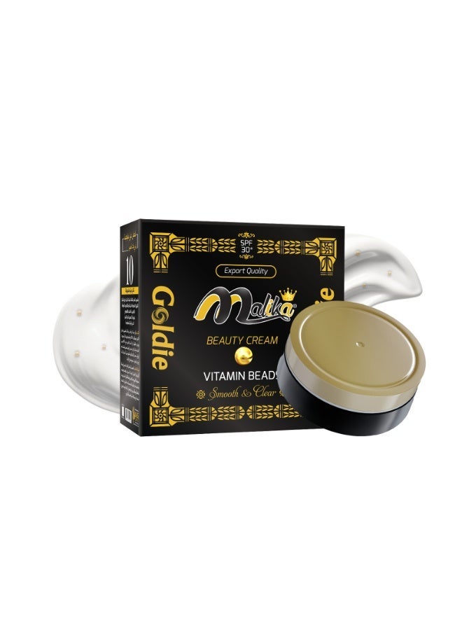 Malika Goldie Skin Whitening Cream 50g | Hyperpigmentation & Melasma Cream | Anti Wrinkle Face Cream | SPF 50 Sunscreen & Vitamin A+E - Image 1