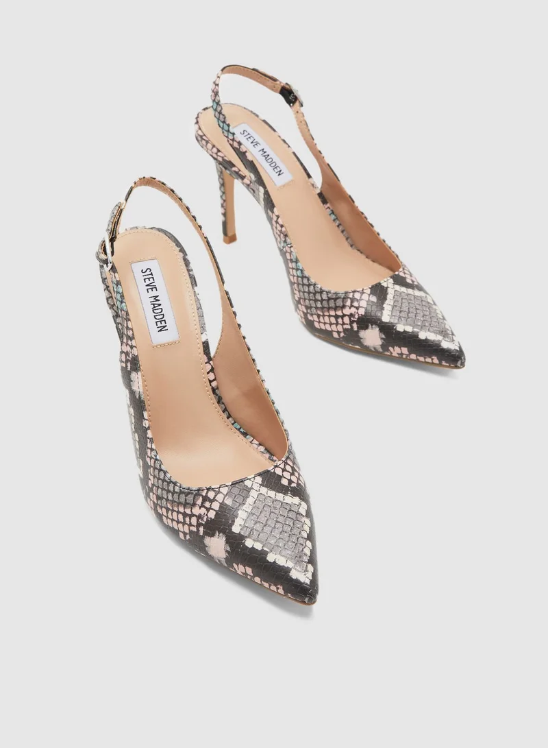 STEVE MADDEN Macey Ankle Strap Pump - Multicolor