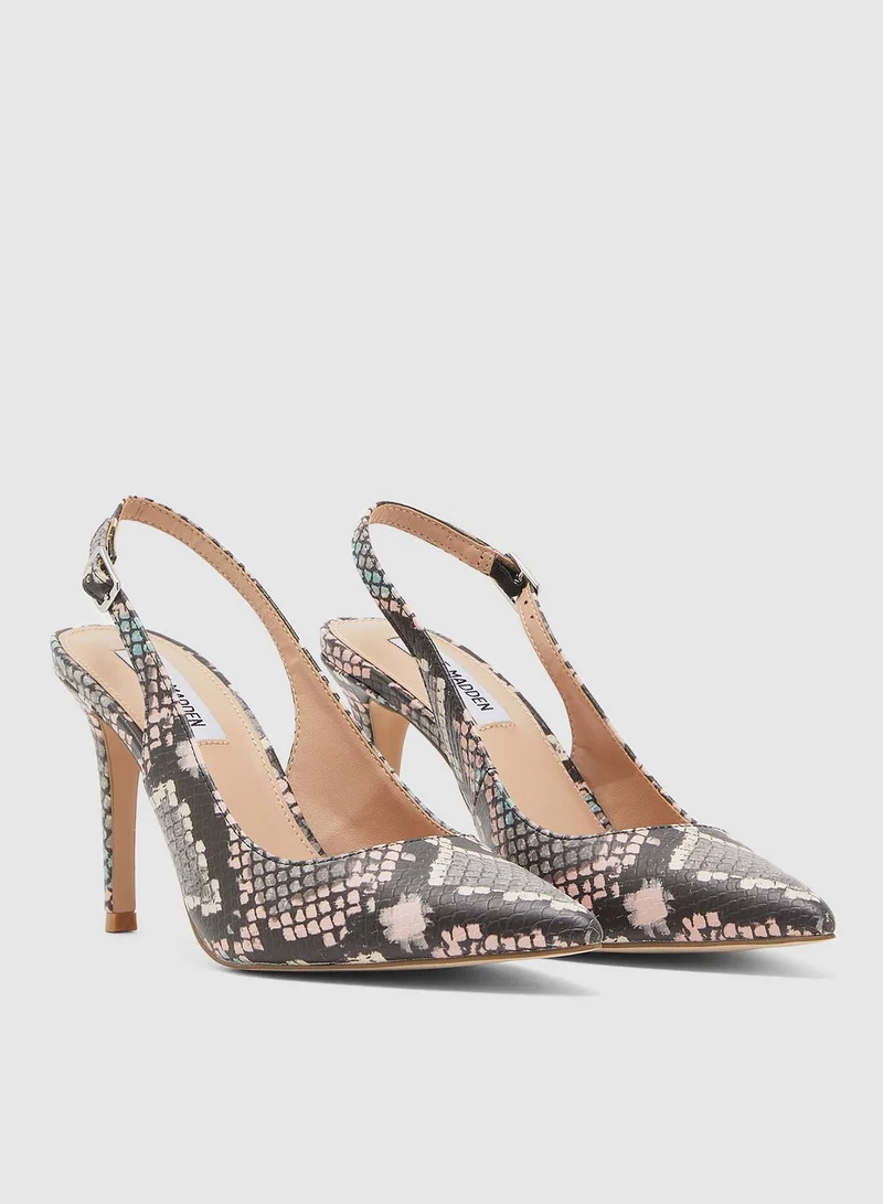 STEVE MADDEN Macey Ankle Strap Pump - Multicolor