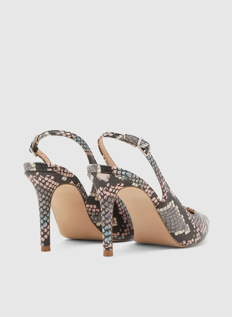 STEVE MADDEN Macey Ankle Strap Pump - Multicolor