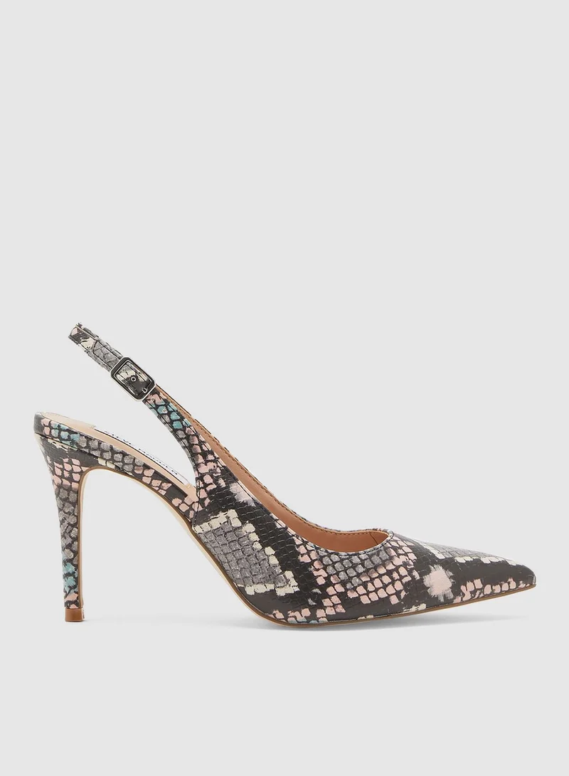 STEVE MADDEN Macey Ankle Strap Pump - Multicolor