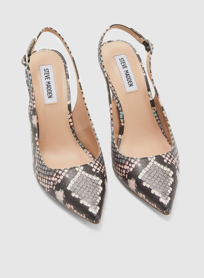 STEVE MADDEN Macey Ankle Strap Pump - Multicolor