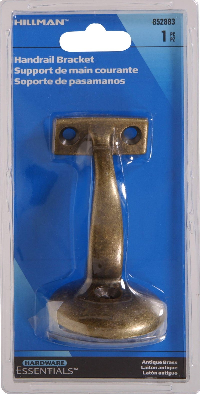 Hardware Essentials 852883 Ornamental Handrail Brackets Antique Brass - Image 2