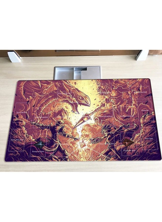 Mlikemat New Playmat Dark Magician CCG TCG Trading Card Game Mat + Free Bag (ZD014-200-A) - Image 2