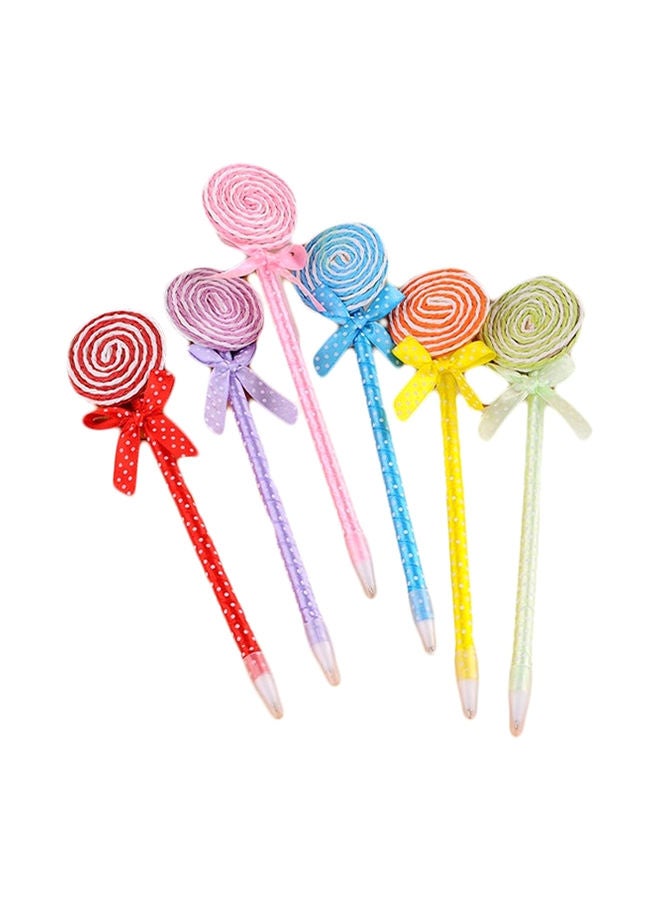 NIBEMINENT 4-Piece Cute Cartoon Style Ballpoint Pen Set Multicolour