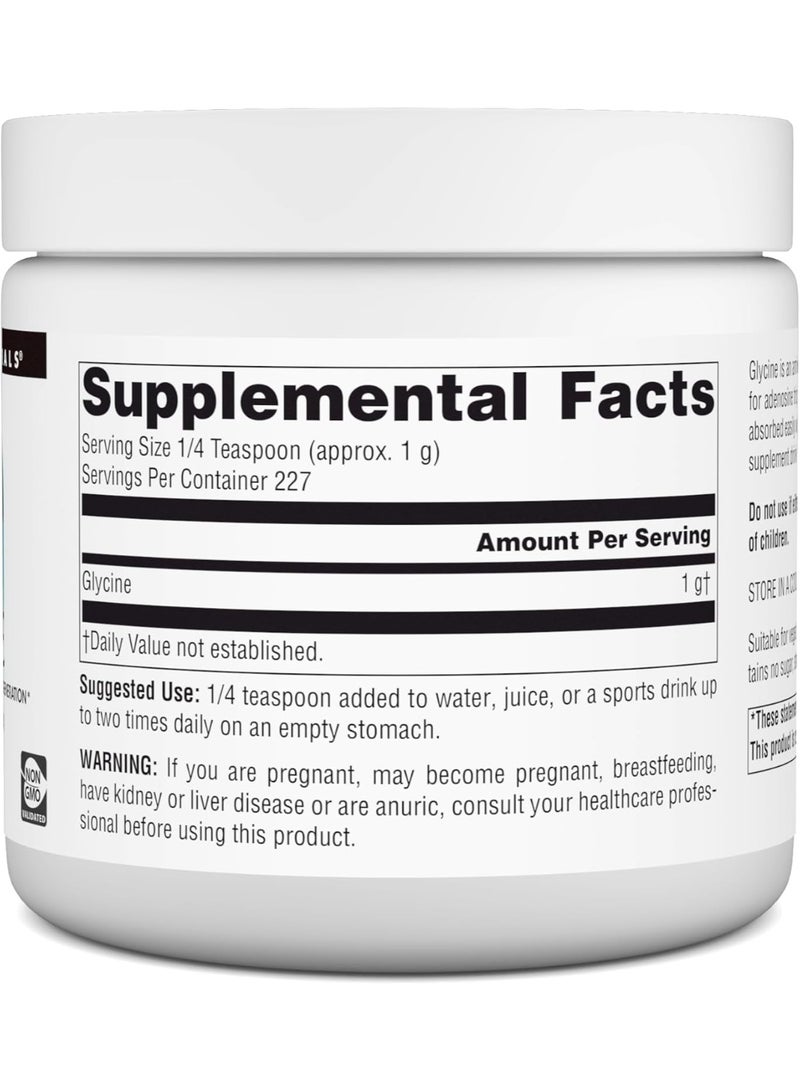 سورس ناتشورالز مسحوق الجلايسين - يدعم تخليق البروتين وتوليد طاقة ATP، مكمل غذائي متعدد الأغراض من الأحماض الأمينية - Image 2