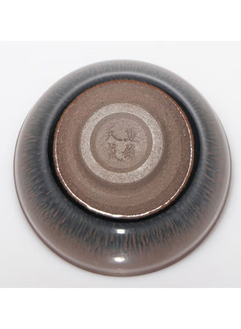 Jingke Jianzhan Tea Cup  Original Ore Glaze Exquisite One-mouth Cup , Golden Rabbit Hair Small Bundle 6.8x4.5 cm - Image 4