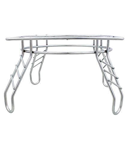 PRETOX Fancy Water Pot and Matka Stand Stainless Steel Pot Stand Matka Kitchen Rack Steel Matka Kitchen Rack Chrome Plated for Home Matka Kitchen Rack Pack of 1 - Image 5