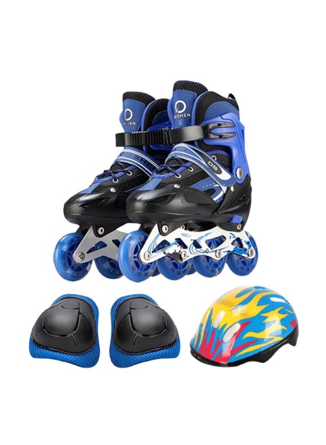 Ou shen Roller Skates Skating Shoes, Size (35-38) - Blue  - Image 2