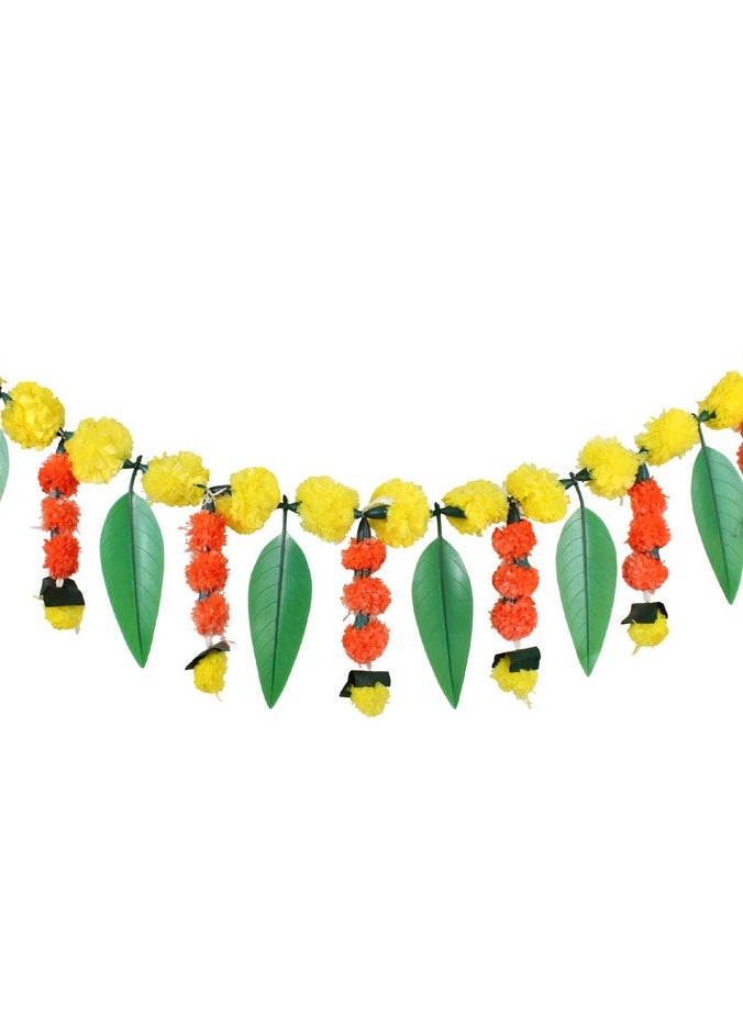 Mango Leaves Decorative Pompom Door Toran 98cm - pzsku/Z650E3035828E8354396EZ/45/_/1729873462/90143ce7-9333-46b7-88d8-88ac27b3f037