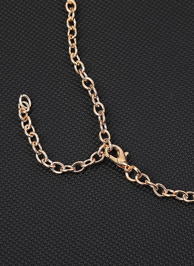 Sharpdo 2-Piece Elegant Retro Necklace and Earrings Set - Image 3