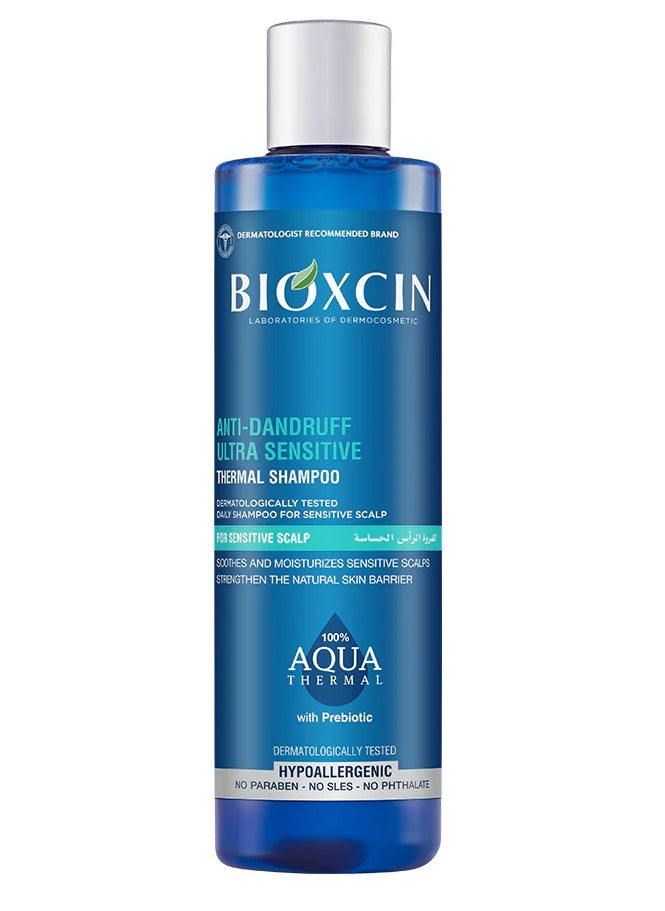 BIOXCIN Anti-Dandruff Ultra Sensitive Thermal Shampoo 300ml  - Image 1