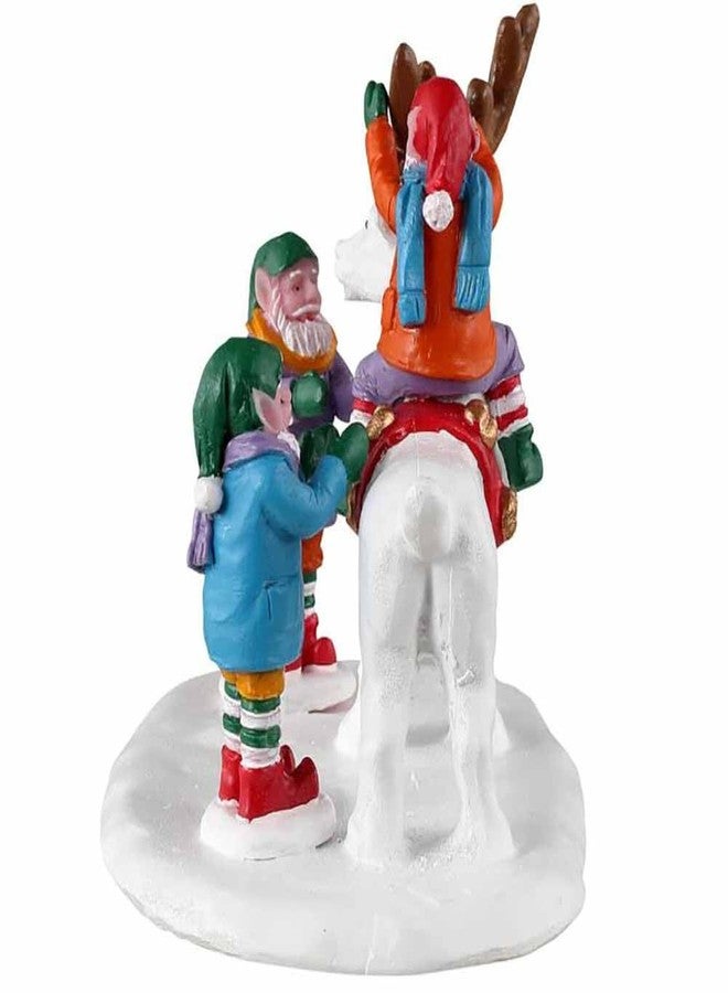 Lemax Village Collection Reindeer Snowman - Image 3