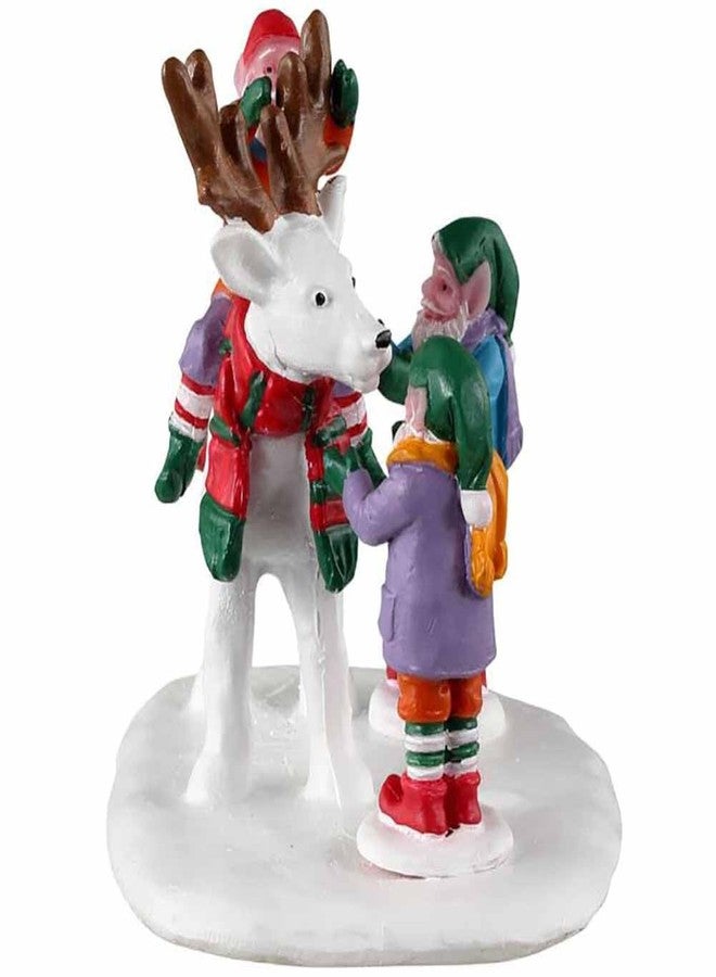 Lemax Village Collection Reindeer Snowman - Image 2