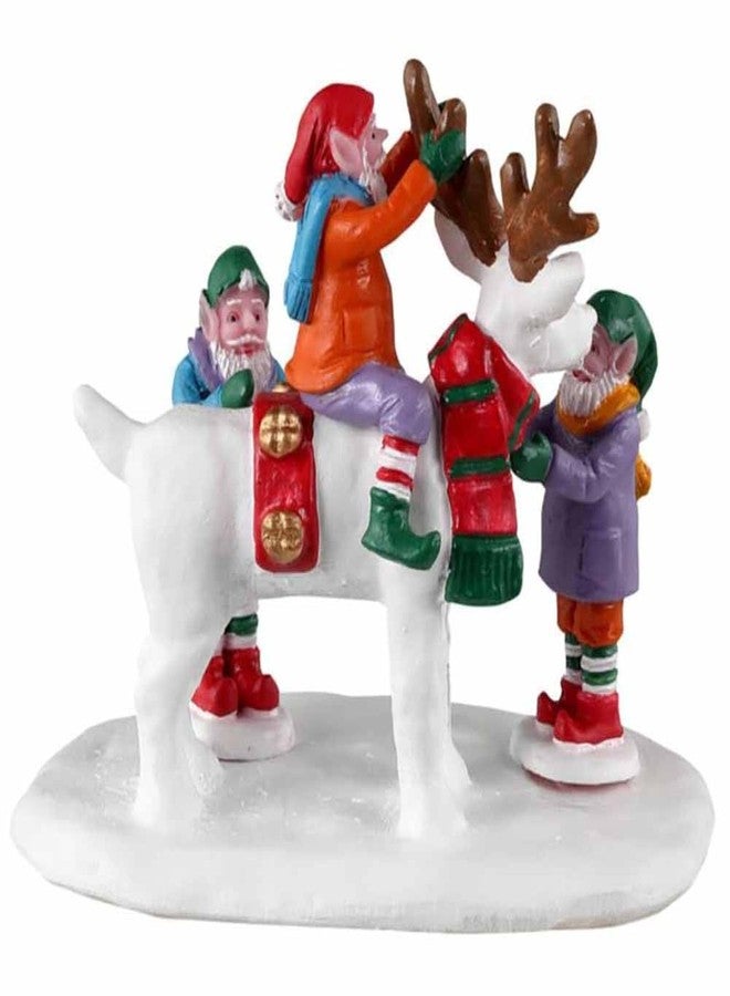 Lemax Village Collection Reindeer Snowman - Image 4