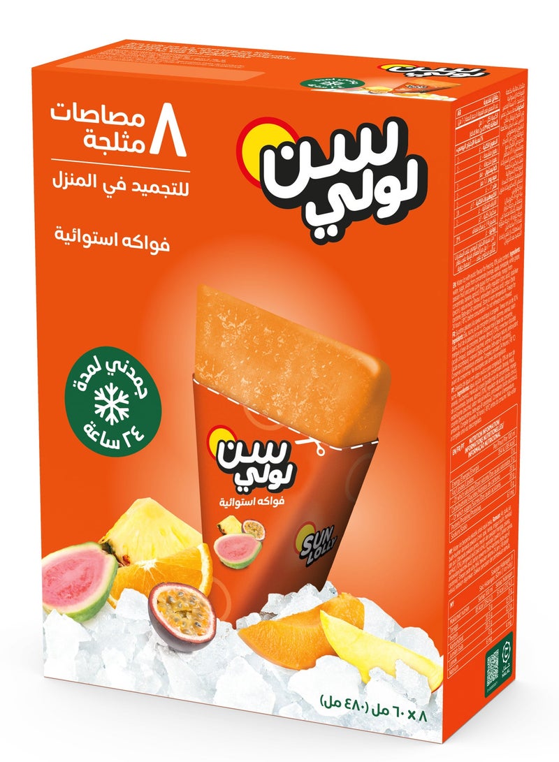 Sunlolly Exotic Lolly for Home Freezing 60ml x 8 - Image 2
