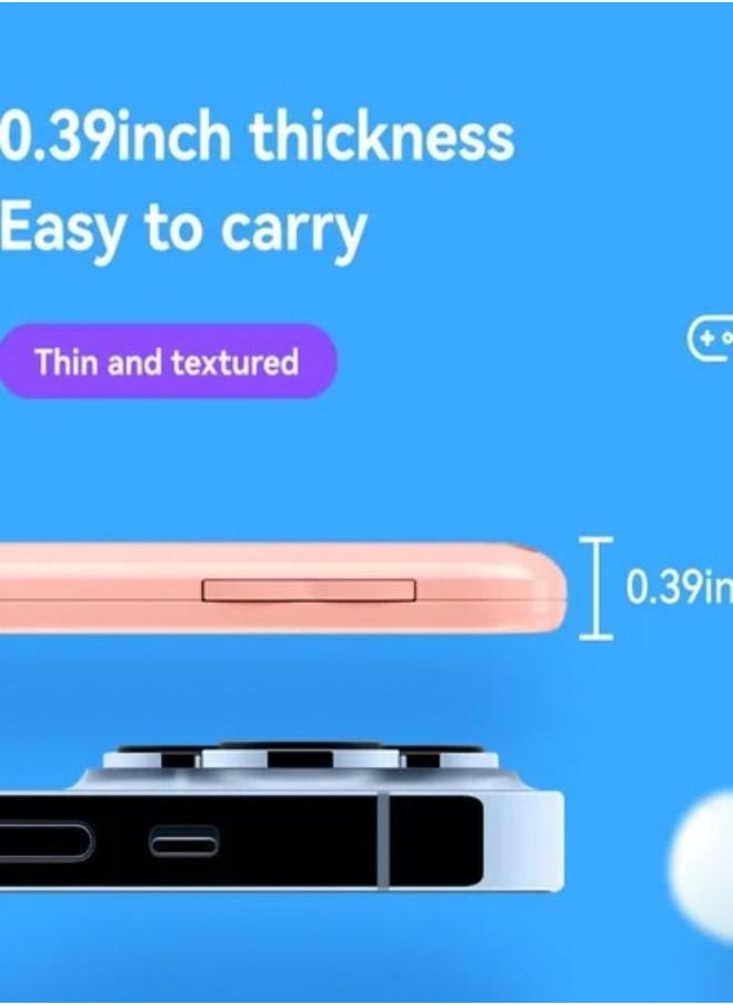 SHOPI - 666 Games G7 3.5 Inch Screen Video Game Box Classic Games Handheld Gaming Players Portable Mini Pocket TV Retro Game Console Pink - Image 1