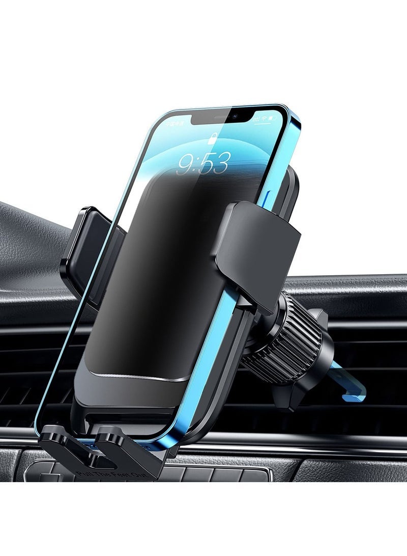 Captaintech Car Phone Holder Mount Phone Mount for Car Windshield Dashboard Air Vent Universal Hands-Free Automobile Mounts Cell Phone Holder Fit for iPhone Smartphones  - Image 2