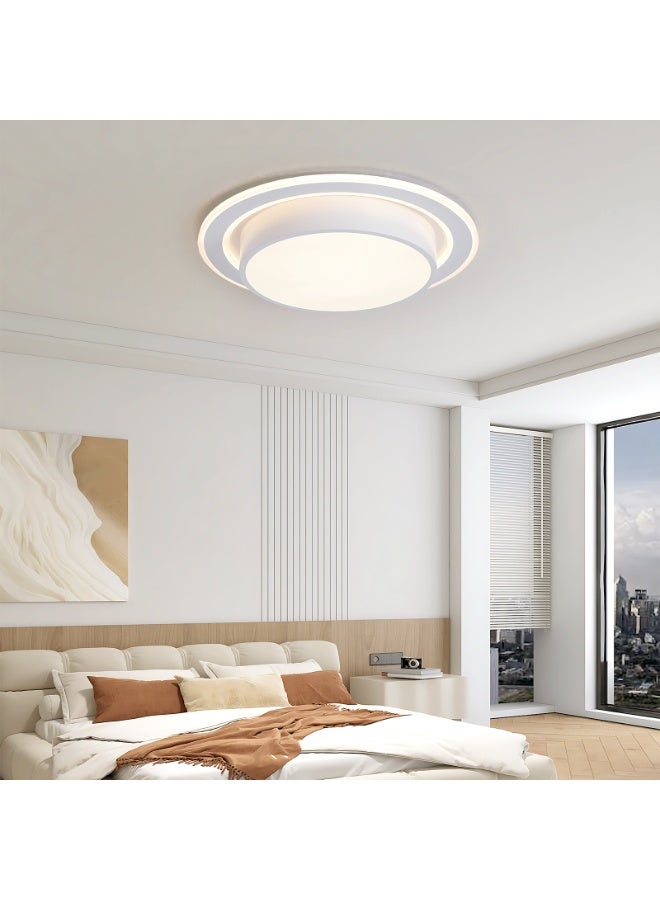 YATAI LIGHTING Modern Round LED Ceiling Light, 140W Built-In LED Fixture with Three-Color Dimming (3000K-6000K) and Switch Control for Bedroom, Dining Room, Hall, and Study,47cm - Image 5