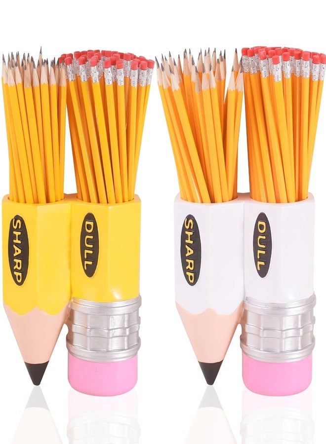 FYXMI Pencil Dispenser for Classroom, Sharp Dull Pencil Holder for Classroom For Library, Study Room, Children's Day, Back-To-School Student Gift (Yellow) - Image 5